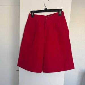 Collectible Gold Red Shorts